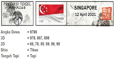 Syair SGP 12 April 2021